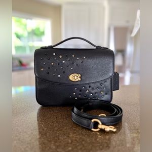 Coach Cassie in Black with Coach Create Customization